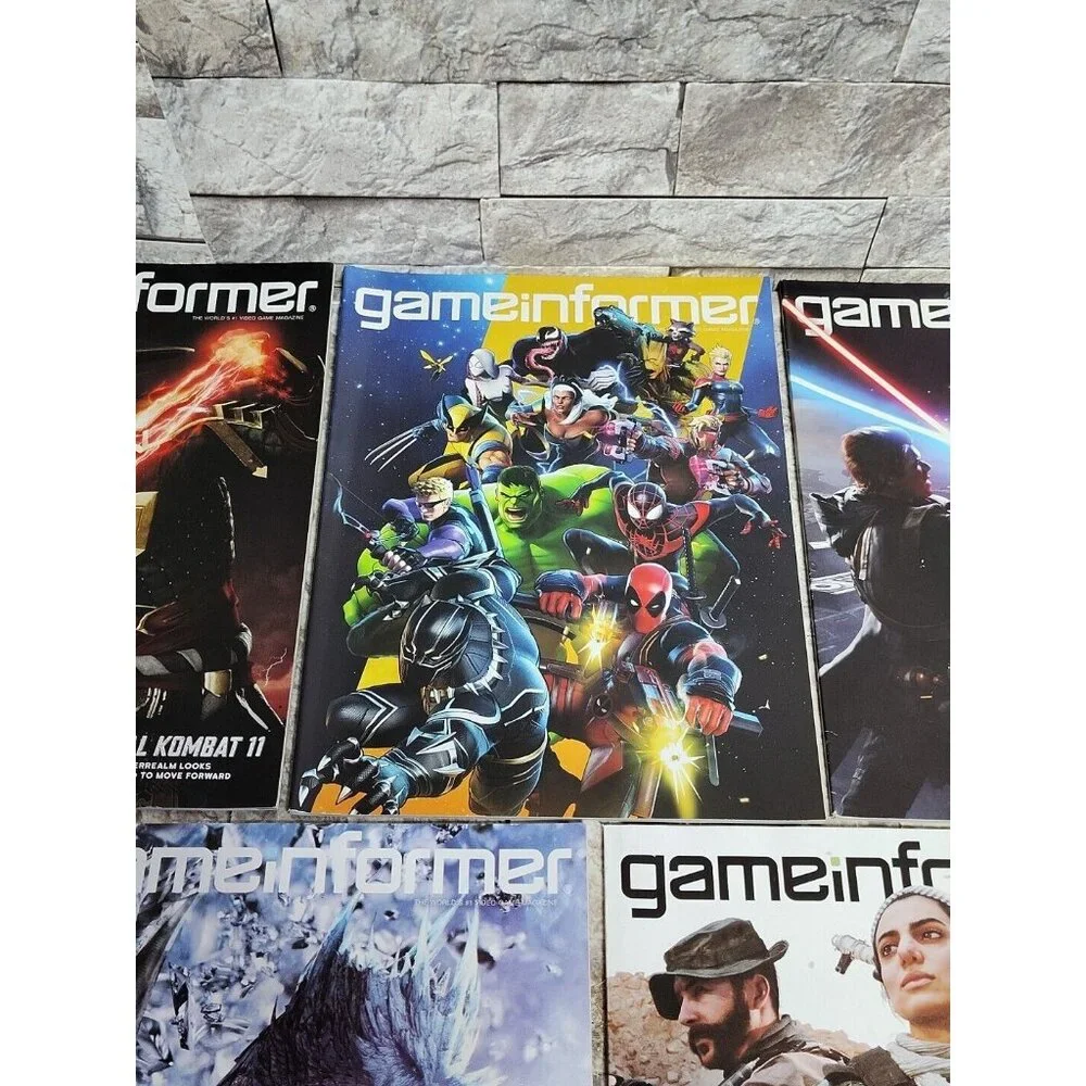 Lot Of 5 Game Informer Magazine Issues 313, 314, 315, 316, 317